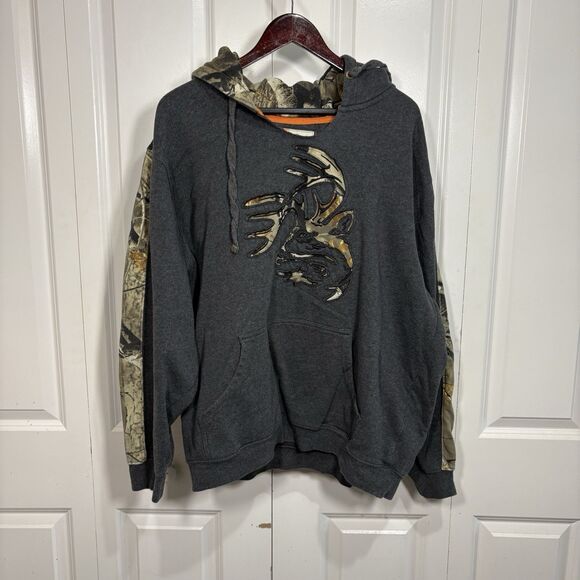 Legendary Whitetails Hoodie Mens XL Camo Antler Graphic Hunting Outdoor Gear - Picture 1 of 10